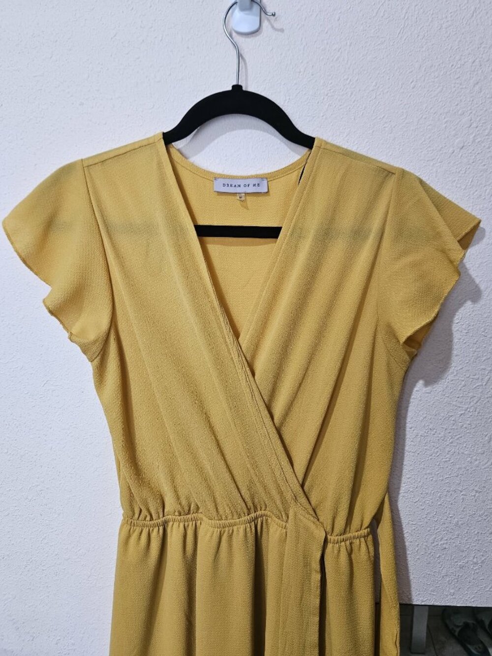 Mustard high-low flowy